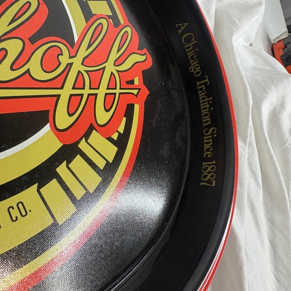 Vintage Berghoff Beer Tray 100 Years Chicago Restaurant Co Serving Barware - Picture 6 of 9